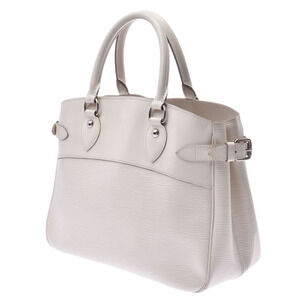 Louis Vuitton Handbag White Epi Passy Leather Ivory